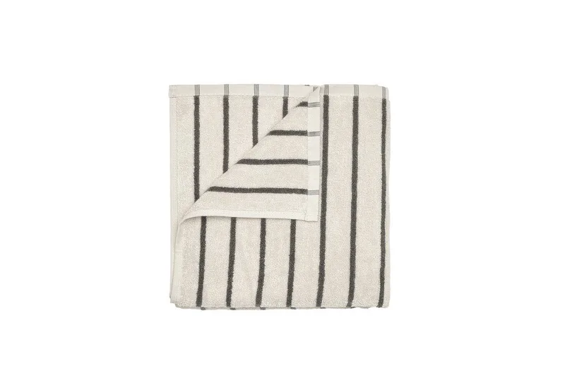 Badetuch -ARTO- Duschhandtuch, weiches Badetuch, Handtuch aus 100% Baumwolle, (Set), stilvolle Akzente, weiche Baumwolle, Kombinierbar mit blomus Serien de Blomus en Grau – photo du produit