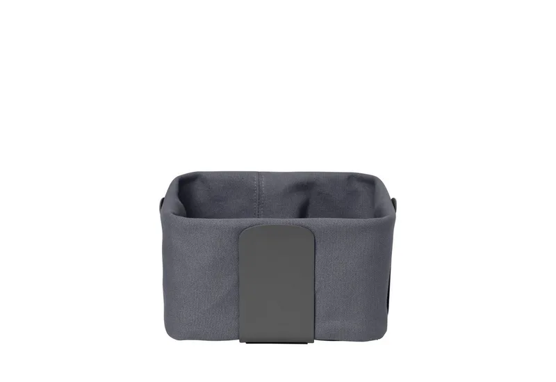 Brotkorb -DESA- Brotkorb: Modernes Design mit herausnehmbaren Stoffbezug, 100% Baumwolle, Herausnehmbarer Bezug, Pflegeleicht, Modernes Design de Blomus en Grau – photo du produit