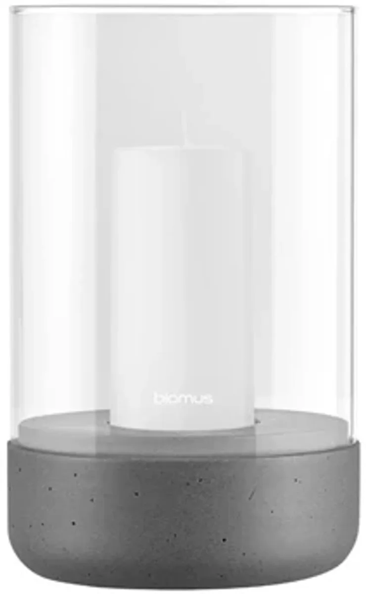 Calma theelichthouder D12cm H20cm magnet by Blomus in Zwart – product photo