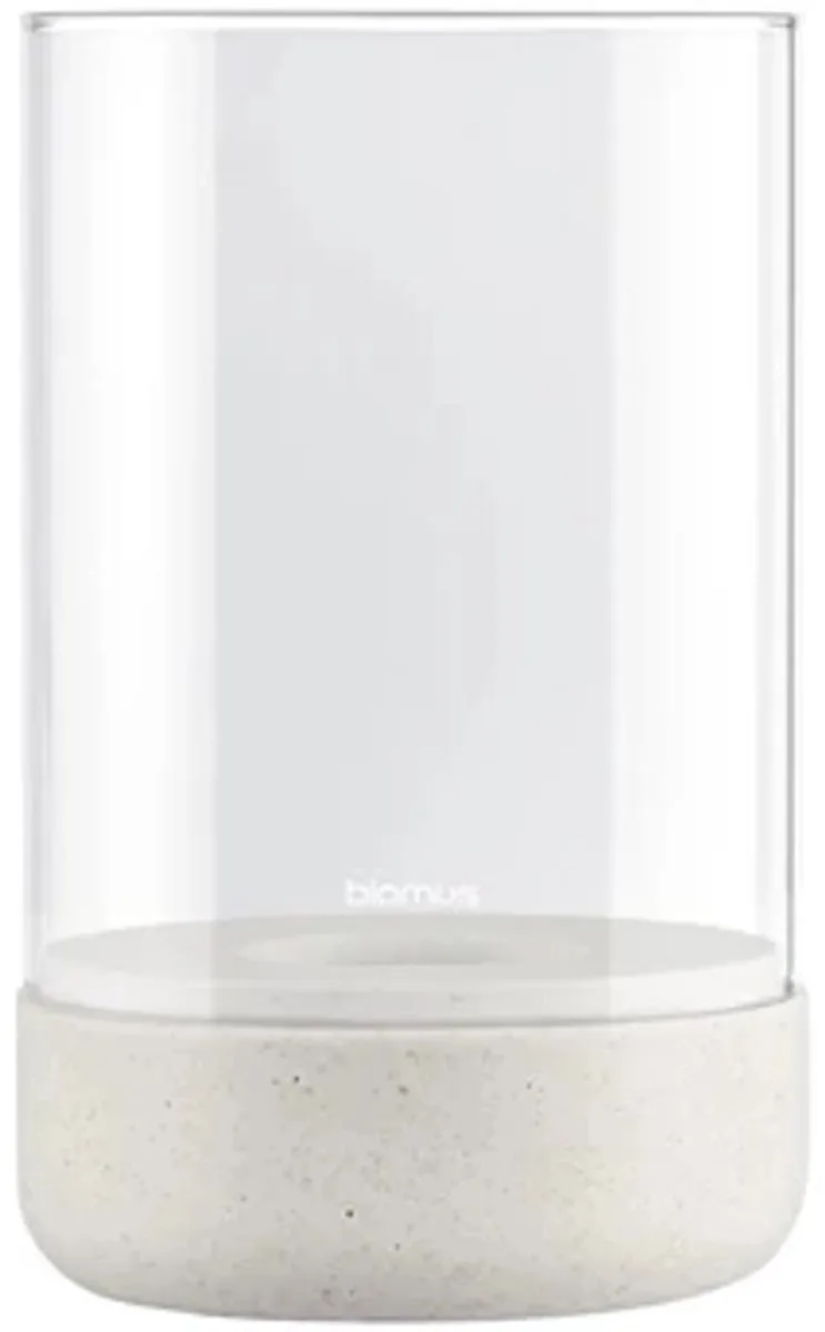 Calma theelichthouder D12cm H20cm moonbeam by Blomus in Wit – product photo