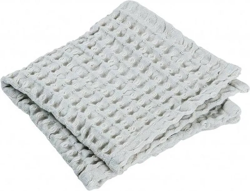 Caro Badtextiel Micro Chip | 30 x 30 set/2 cm | Katoen von Blomus in Lichtgrijs – Produktfoto