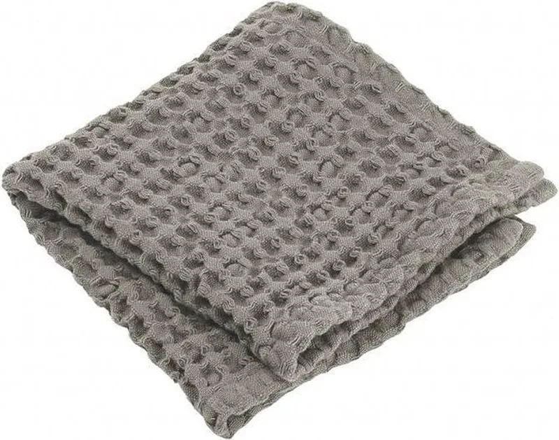Caro Badtextiel Satellite | 30 x 30 set/2 cm | Donkergrijs / Bruin | Katoen de Blomus en Donkergrijs / Bruin – photo du produit