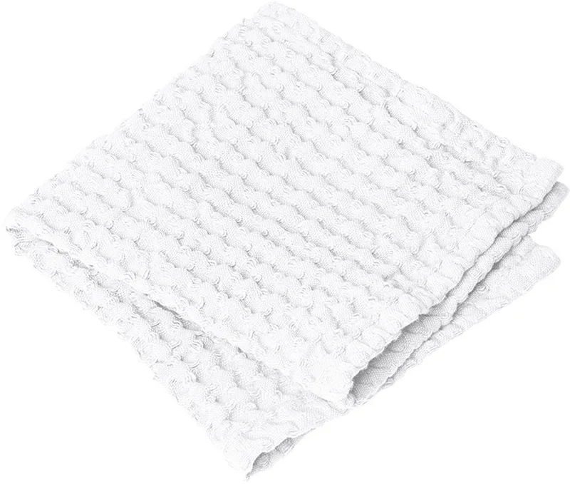 Caro Badtextiel White | 30 x 30 set/2 cm | Katoen by Blomus in Wit – product photo