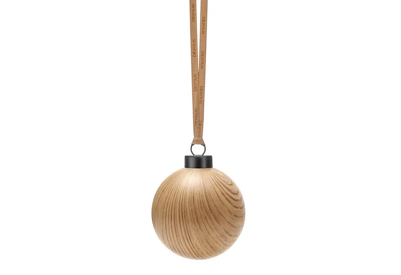 Christbaumschmuck 4er Set Weihnachtsschmuck -KISEKY- Weihnachtsdeko, Deko Set modern, Holzoptik, 4er Set, schlicht & festlich by Blomus in Brown – product photo 1 of 5