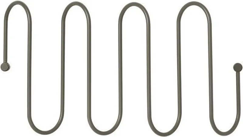 Coat Rack Steel Gray - CURL - by Blomus in Grijs – product photo
