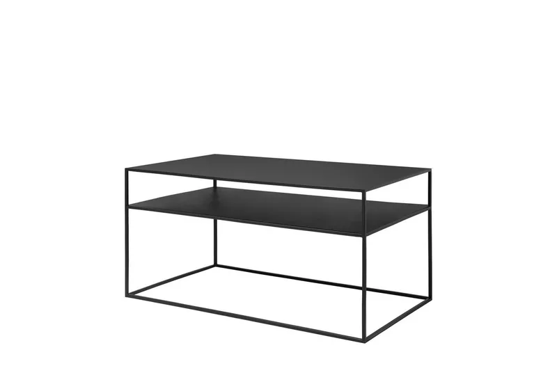 Couchtisch -FERA- Wohnzimmertisch: Zeitloses Design für modernes Wohnen, Ablagefläche, Pflegeleicht, Designerstück, Blickfang, 45x90x50cm by Blomus in Black – product photo 1 of 2