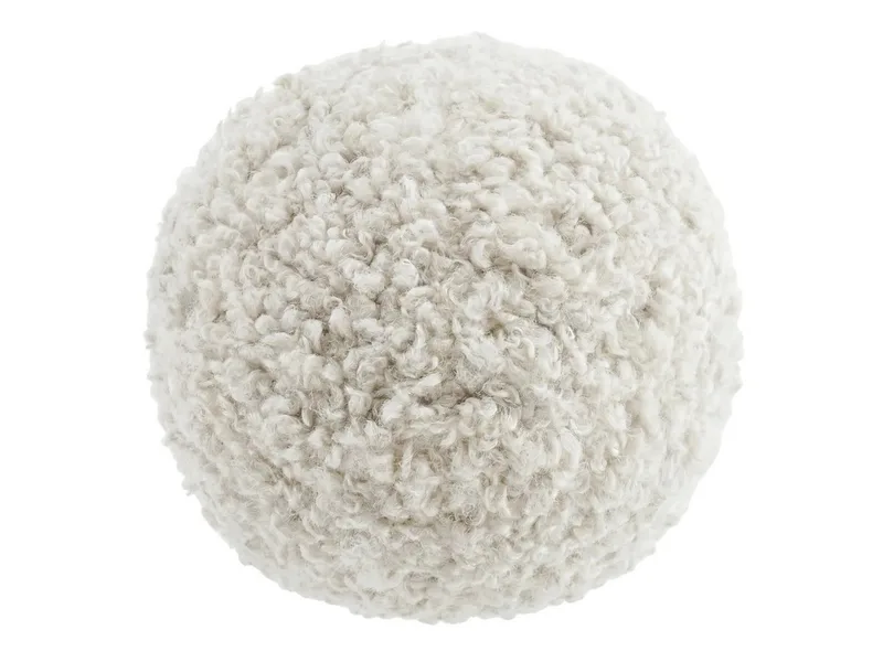 Dekokissen TEDDY Rundes Kissen moonbeam Ø26cm by Blomus in Weiß – product photo