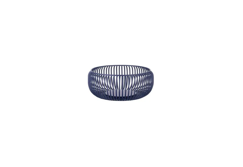Dekoschale -LITO- Metallschale: Elegantes, robustes Design für jedes Zuhause, Designer, Obstschale, Dekoschale, Brotkorb, Modern, Zeitlos, Robust, Farben von Blomus in Blau – Produktfoto