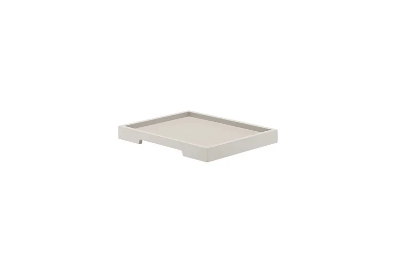 Dekotablett -KASANE- Tablett Aufbewahrungsboxen, Dekoablage: Praktischer Deckel (1 St), passend zu KASANE Box, stilvolles Tablett, Vielseitig van Blomus in Beige – productfoto 2 van 2