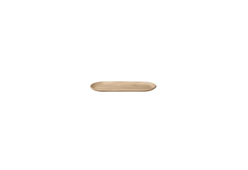 Dekotablett Tablett -BAKI- Serviertablett, Frühstückstablett, Deko-Tablett modern (1), organische Form, FSC-zertifiziert, Rutschfest, Lebensmittelecht by Blomus in Braun – product photo