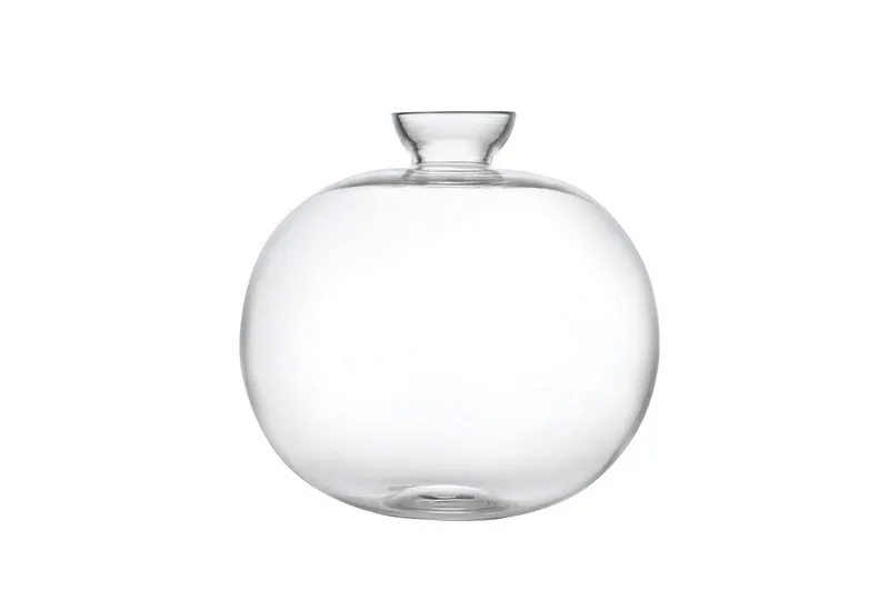 Dekovase Vase -AVO- Blumenvase, Tischvase, Glasvase: mundgeblasen, Perfekt für Avocado, Eyecatcher, mundgeblasen by Blomus in Weiß – product photo