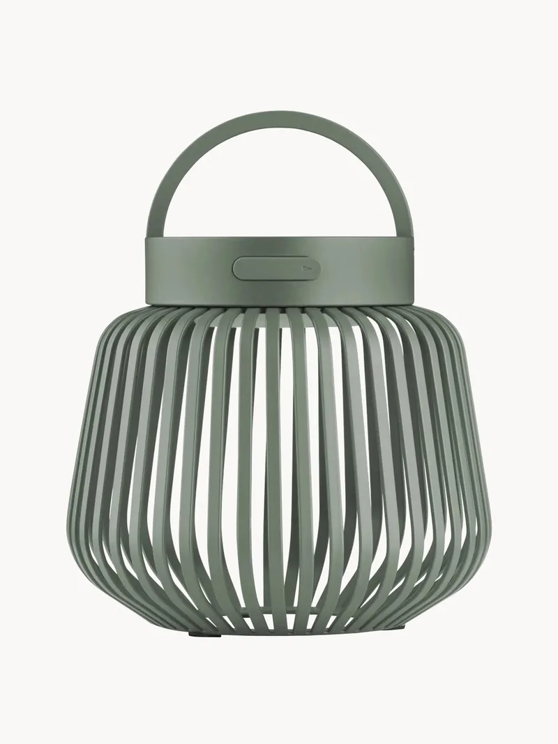 Draagbare outdoor LED-tafellamp Lito, H 12 cm von Blomus – Produktfoto