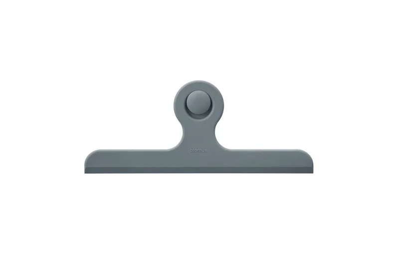 Duschabzieher Duschwischer -KAPI- Wischer für Duschwand, Flitsche mit Wandhalterung, Praktischer Saugnapf, einfache Handhabung, Ergonomisch van Blomus in Grau – productfoto