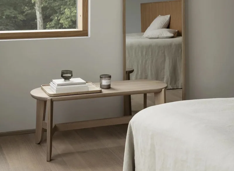 Eli Bank Oak | Hout de Blomus en Beige – photo du produit