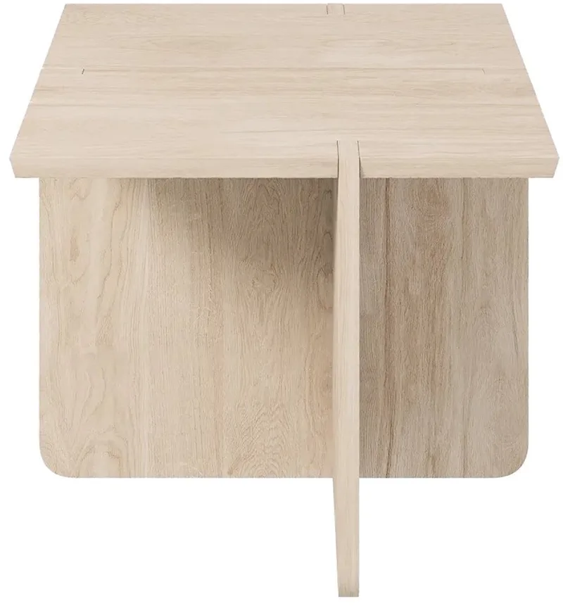 Engawa Bijzettafel Oak Small | Bruin / Beige | Hout de Blomus en Bruin / Beige – photo du produit