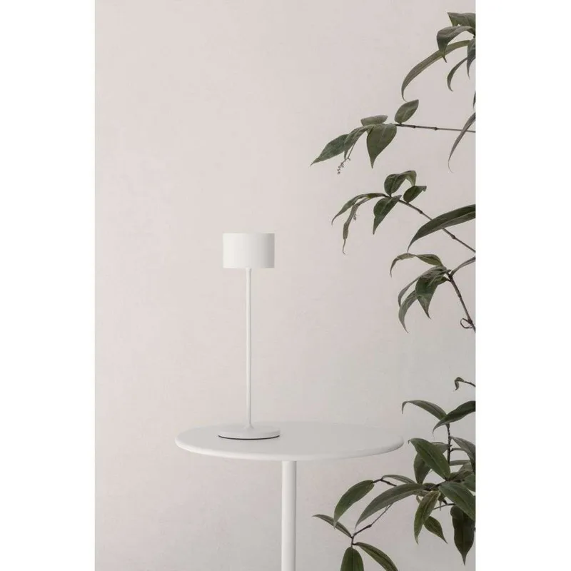 Farol Portable Tafellamp White - Blomus - Terras - Aluminium by Blomus – product photo
