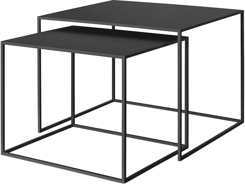 Fera Bijzettafel Black Large | Staal de Blomus en Noir – photo du produit