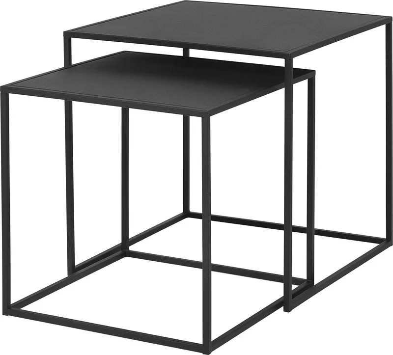 FERA Bijzettafels - Set van 2 - Zwart van Blomus in Black (Zwart) – productfoto