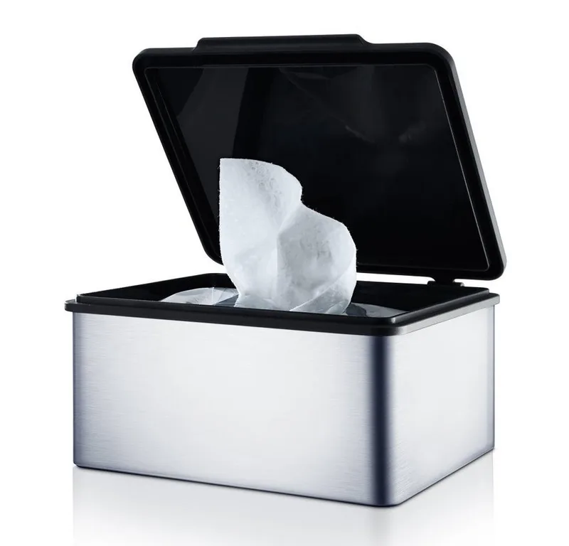 Feuchttücherbox MENOTO Feuchttücherbox Kosmetiktücherbox Taschentuchbox Feuchttuchbox by Blomus in Grau – product photo