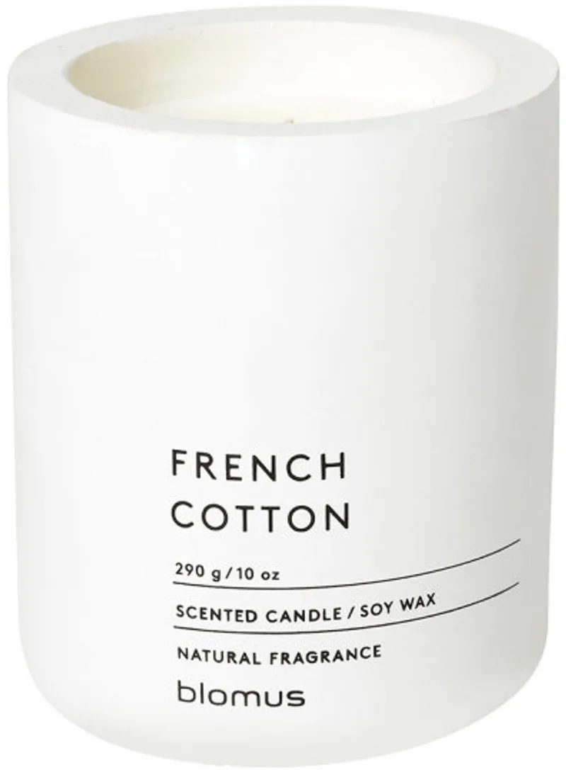 FRAGA geurkaars French Cotton (290 gram) van Blomus in Wit – productfoto