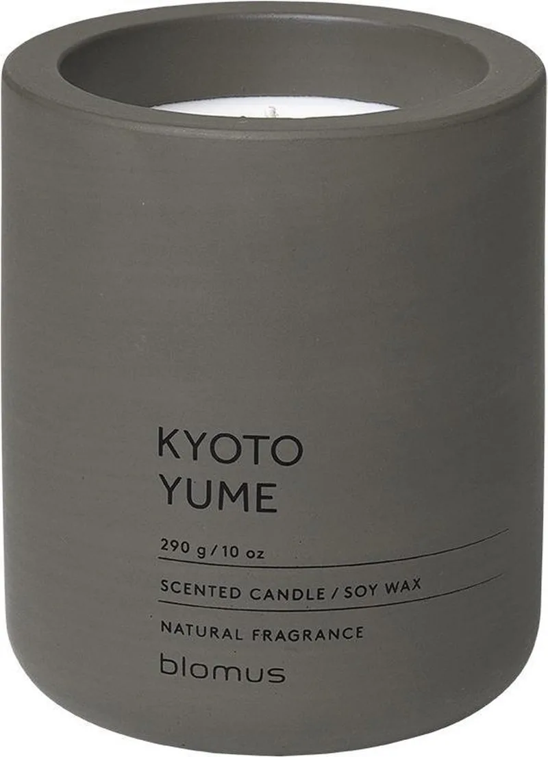FRAGA geurkaars Kyoto Yume (290 gram) van Blomus in Tarmac – productfoto