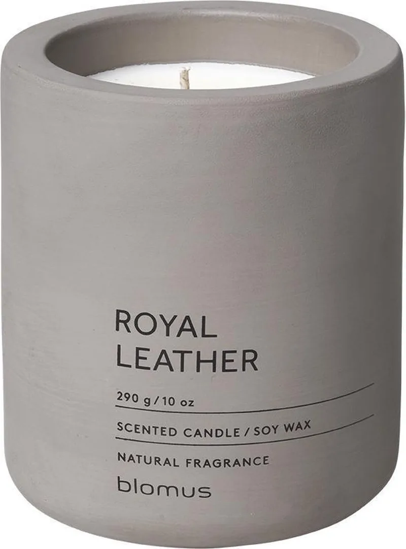 Fraga Geurkaars Royal Leather H 11 cm Diameter 9 cm de Blomus en Satellite – photo du produit