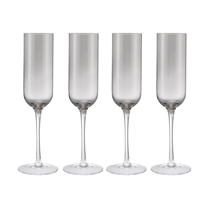 Fuumi Champagnerglas 22 cl 4er-Pack Smoke-klar de Blomus – photo du produit