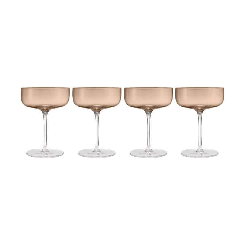 Fuumi Champagnerglas Coupe 28 cl 4er-Pack Coffee-Klar by Blomus – product photo