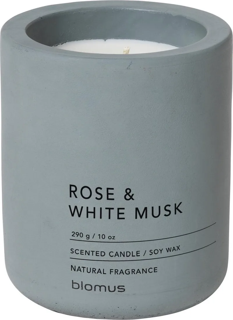 Geurkaars L Rose & White Musk by Blomus in Flint stone – product photo