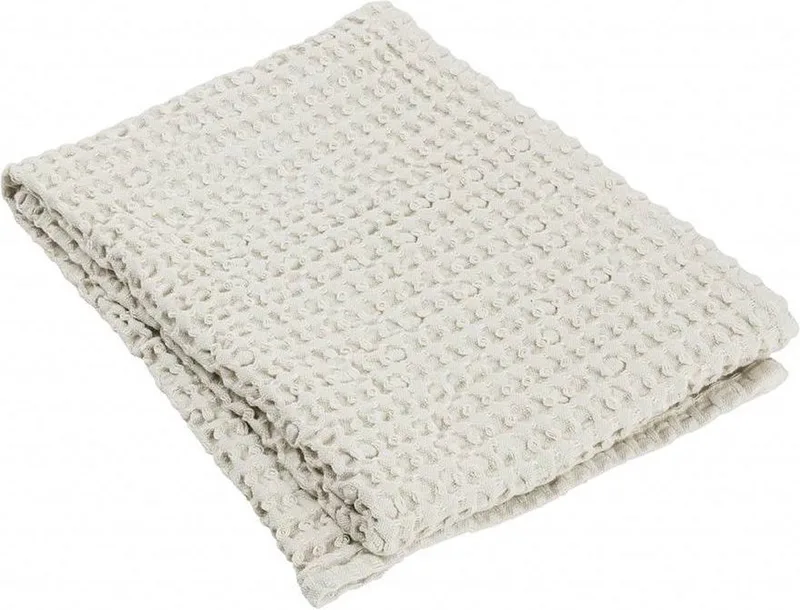 Handdoek CARO 50x100 cm Moonbeam (light stone) van Blomus in Beige – productfoto