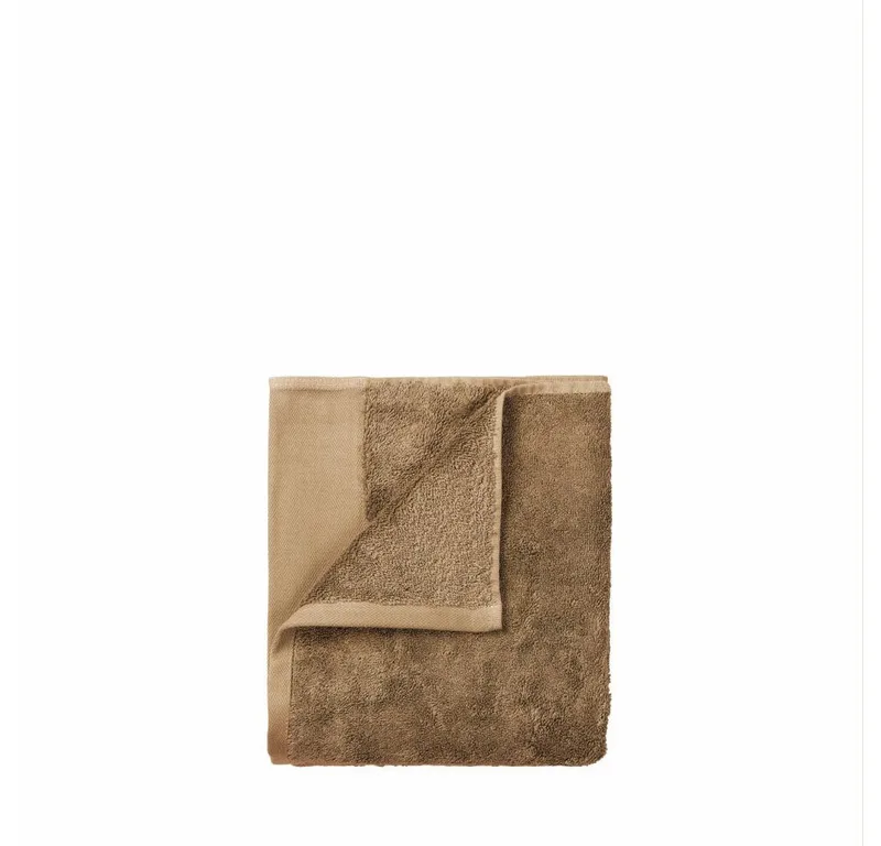 Handtuch RIVA Handtuch, Baumwolle, Frottee (1-St), 100% Baumwolle van Blomus in Braun – productfoto