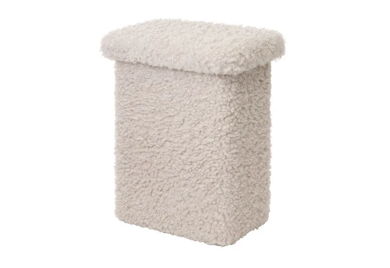 Hocker -TEDDY- T-Hocker, Sitzhocker, Deko-Hocker: Modernes Design (1 St), weicher T-Hocker, Vielseitig nutzbar, Gepolstert, bodenschonend von Blomus in Grau – Produktfoto 2 von 3