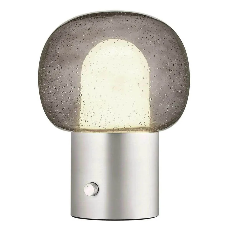 Iris LED Taffellamp Matt Stainless Steel - Blomus - Woonkamer - Aluminium by Blomus – product photo