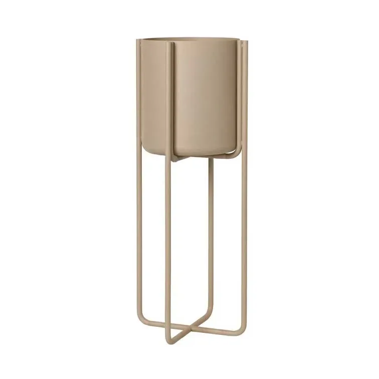 Kena Blumentopf auf Beinen S 55cm Ø22 cm Nomad (beige) by Blomus – product photo