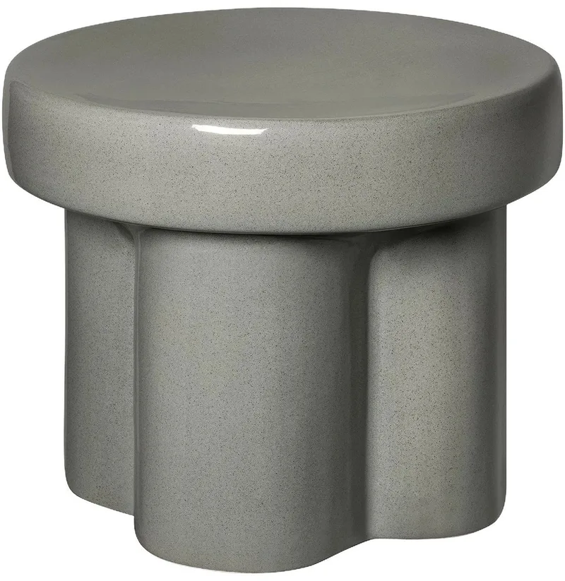 Keramische Kruk - Toru - Laag - 1 Stuk - Elephant Skin by Blomus in Grijs – product photo
