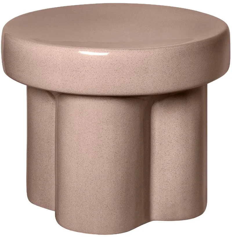 Keramische Kruk - Toru - Laag - 1 Stuk - Fungi van Blomus in Bruin – productfoto