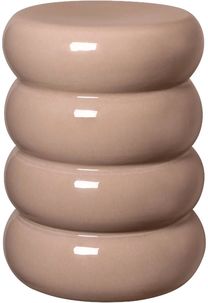Keramische Kruk - Toru - Ronde Vorm - 1 Stuk - Fungi van Blomus in Bruin – productfoto