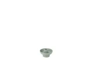 Kerzenhalter -VELA- Design-Kerzenhalter: Elegantes Steingut mit matter Glasur, Elegant, Steingut, Matt Glasur, Adventskranz, Größenauswahl, Formauswahl by Blomus in Green – product photo 1 of 4