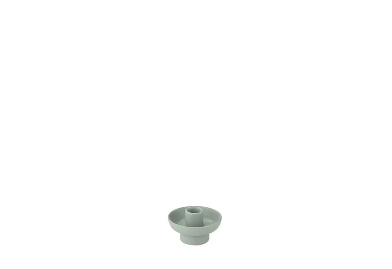 Kerzenhalter -VELA- Design-Kerzenhalter: Elegantes Steingut mit matter Glasur, Elegant, Steingut, Matt Glasur, Adventskranz, Größenauswahl, Formauswahl by Blomus in Green – product photo 1 of 4