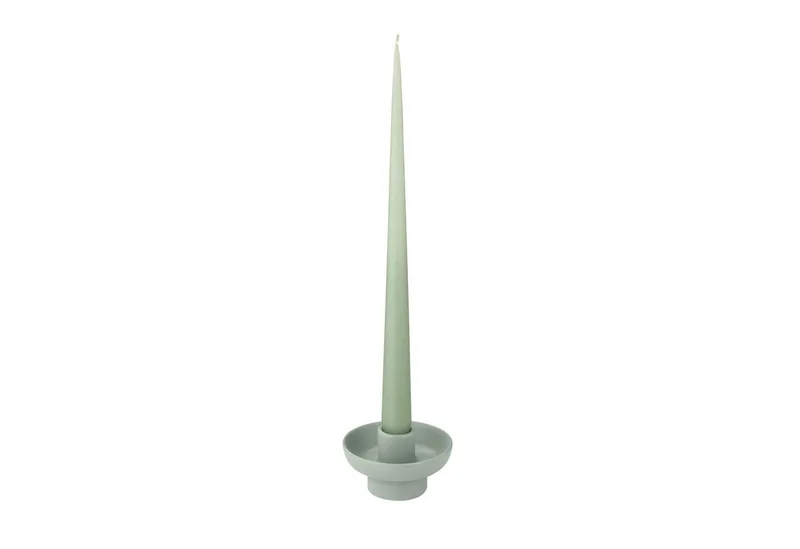 Kerzenhalter -VELA- Design-Kerzenhalter: Elegantes Steingut mit matter Glasur, Elegant, Steingut, Matt Glasur, Adventskranz, Größenauswahl, Formauswahl by Blomus in Green – product photo 2 of 4