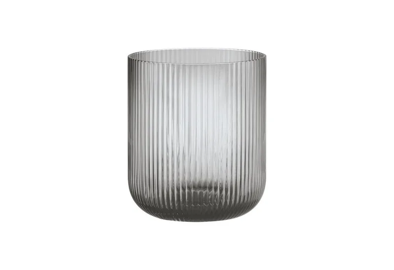 Kerzenhalter Windlicht Ven Smoke M von Blomus in Grau – Produktfoto
