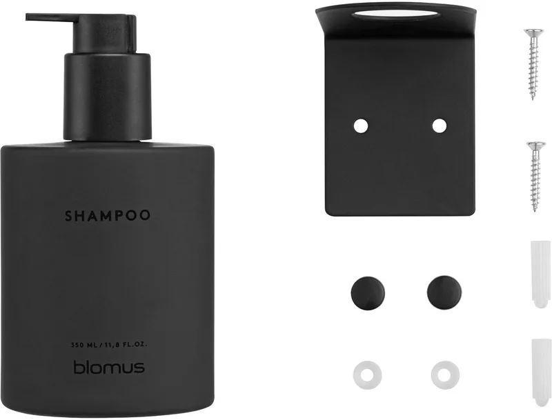 Kirei Dispenser Smoke Shampoo | Boren cm | Staal van Blomus in Zwart – productfoto