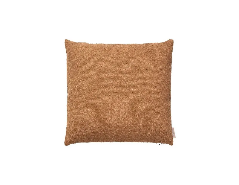 Kissenbezug -BOUCLE- Kissenhülle: Hochwertig, Individuell & Komfortabel, Weich, Farben, Größen, Maschinenwaschbar, YKK Reißverschluss, Pflegeleicht by Blomus in Brown – product photo