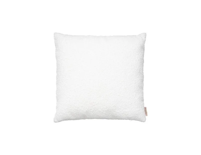 Kissenbezug -BOUCLE- Kissenhülle: Hochwertig, Individuell & Komfortabel, Weich, Farben, Größen, Maschinenwaschbar, YKK Reißverschluss, Pflegeleicht by Blomus in White – product photo
