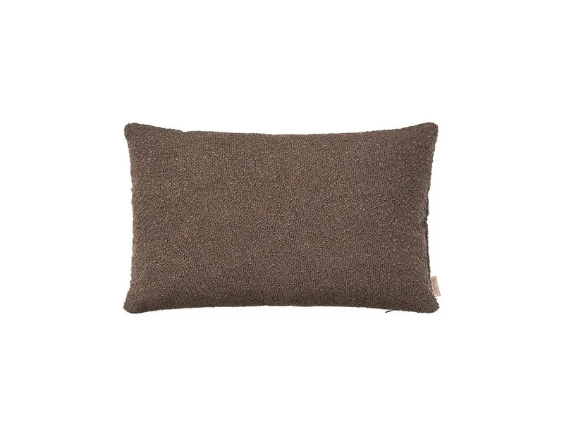 Kissenbezug -BOUCLE- Kissenhülle: Hochwertig, Individuell & Komfortabel, Weich, Farben, Größen, Maschinenwaschbar, YKK Reißverschluss, Pflegeleicht by Blomus in Brown – product photo