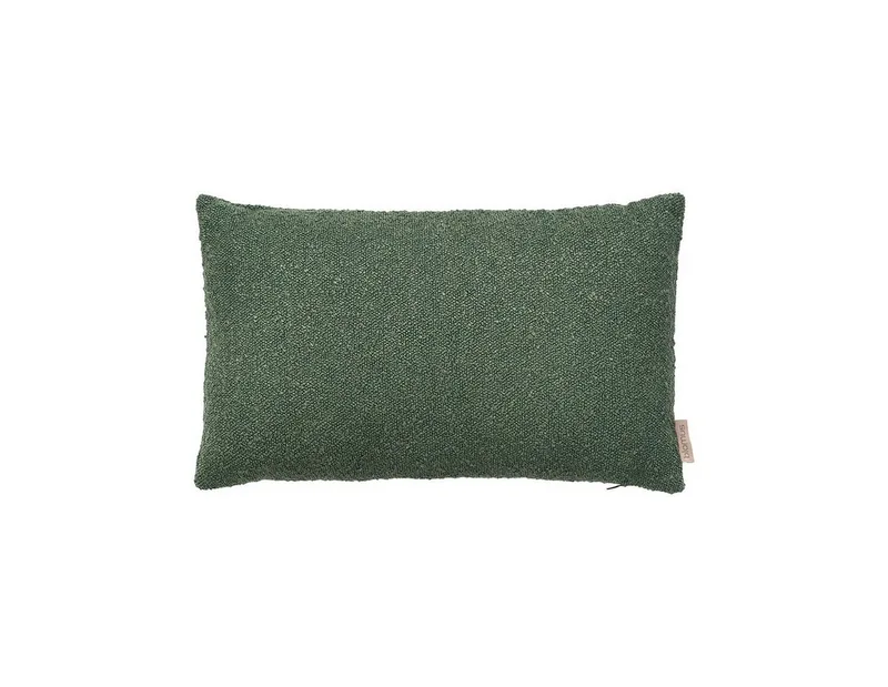 Kissenbezug -BOUCLE- Kissenhülle: Hochwertig, Individuell & Komfortabel, Weich, Farben, Größen, Maschinenwaschbar, YKK Reißverschluss, Pflegeleicht by Blomus in Grün – product photo