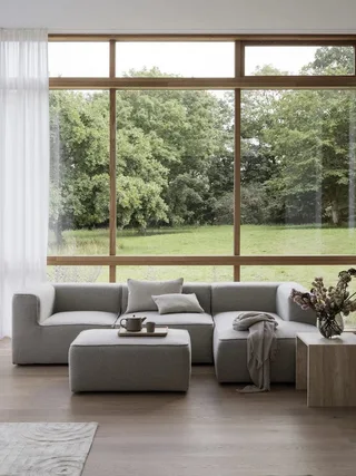 Kissenbezug -BOUCLE- Kissenhülle: Hochwertig, Individuell & Komfortabel, Weich, Farben, Größen, Maschinenwaschbar, YKK Reißverschluss, Pflegeleicht by Blomus in Grey – product photo 2 of 2