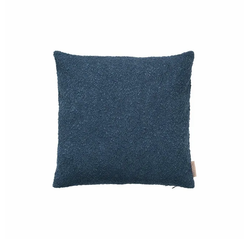 Kissenbezug Boucle Midnight Blue, 40 x 40 cm von Blomus in Blau – Produktfoto