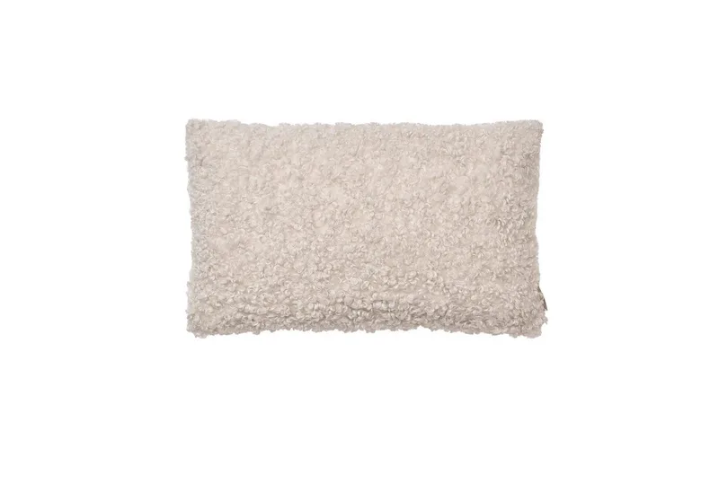 Kissenhülle -TEDDY- Kissenbezug, Dekokissen, Kuschelkissen, Wohnkissen modern, Flauschig, inkl. Trageschlaufe, inkl. Filzgleitern by Blomus in Grau – product photo