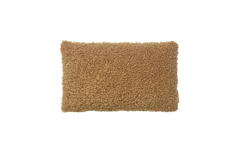 Kissenhülle -TEDDY- Kissenbezug, Dekokissen, Kuschelkissen, Wohnkissen modern, Flauschig, inkl. Trageschlaufe, inkl. Filzgleitern by Blomus in Beige – product photo